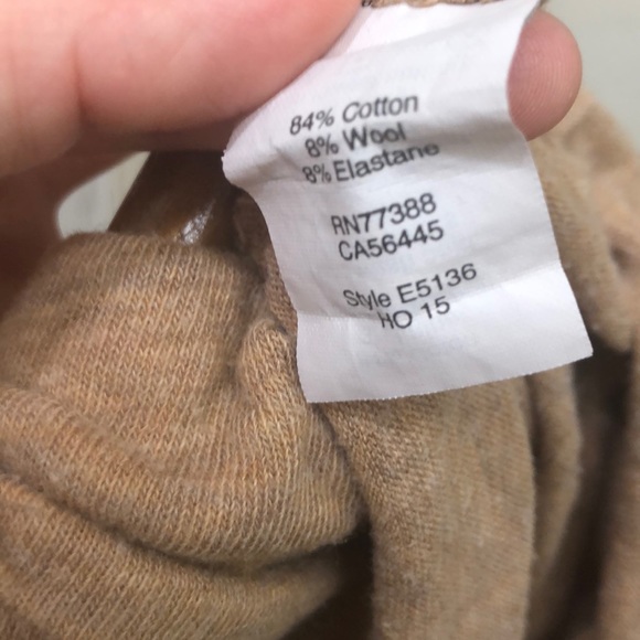 Madewell soft camel colored turtleneck - Picture 5 of 5